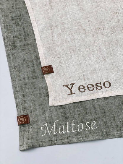 Personalized Pet Bandana - Linen