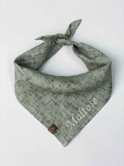Personalized Pet Bandana - Linen