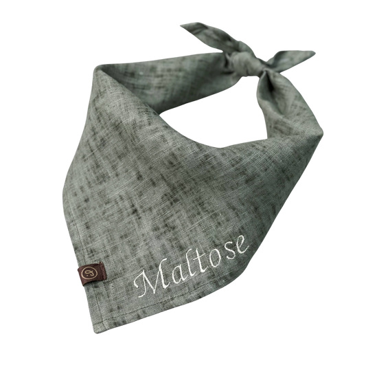 Personalized Pet Bandana - Linen